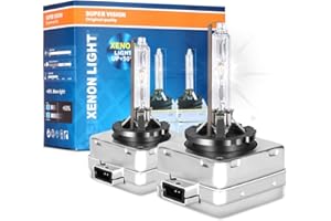 ADAURIS D3S Lampadina allo xeno HID Lampadine per fari allo xeno di ricambio 6000k 35w 12V Lampada a scarica IP68 Design impermeabile Confezione da 2