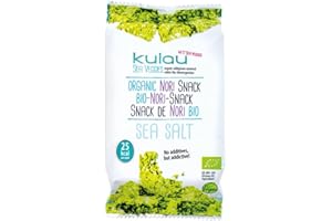 ‎KULAU KULAU Organic Nori Snack Sea Salt 2 x 4 g