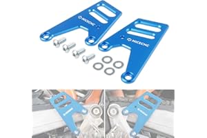 NICECNC Fersenschutz Gepäckträger Compatible with Husqvarna 701 Enduro/Supermoto 2016 2017 2018 2019 2020 2021 2022 2023, Blau