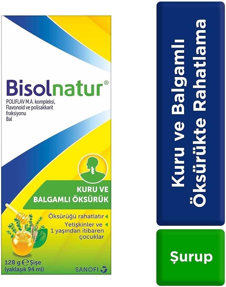 Bisolnatur Bal İçeren Doğal Öksürük Şurubu (1)