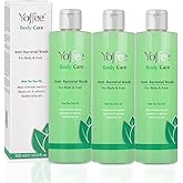Yoffee Anti-Bacterial Wash, Pack de 3 Geles de Ducha Desinfectante, Jabon Antibacteriano Aceite Árbol de Té y Coco, Elimina B