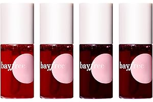 JINGLING 4 Stück Lip and Cheek Tint Stain, Mini Flüssiger Lippenstift Feuchtigkeitsspendendes Lipgloss Make-up, Langlebig Wasserfest, Natürlicher Lippenstift Für Frauen, 4×7ml