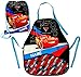 Produktbild alles-meine.de GmbH 2 TLG. Set _ Kinderschürze + Turnbeutel / Tasche -  Disney Cars / Lightning McQueen - Auto  - inkl. Name - mitwachsend - größenverstellbar & mit 2 Taschen -..