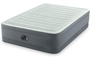 Intex 64904ND - Materasso Dura-Beam PremAire Piazza e Mezza Autogonfiante, 137x191x46 cm