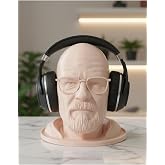 hivhestın "Heisenberg" Kulaklık Standı - 3D Baskı | 20 cm | PLA Malzeme | Beyaz &amp; Ten Rengi Se&ccedil;enekli Bej