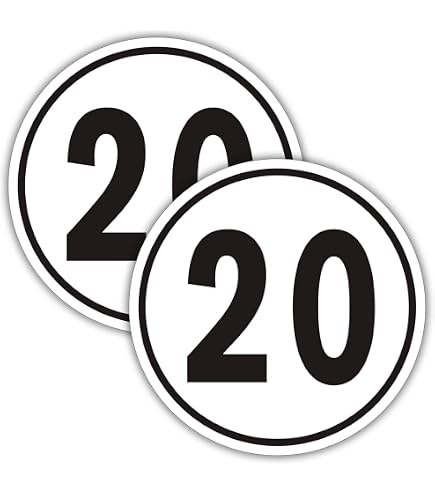 Aluminiumschild 'V-4' – Höchstgeschwindigkeit 20 Km/h, Ø 200 Mm, Reflektierend