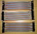 Produktbild alictronix 120 20 cm Bunte Dupont Draht 40pi männlich zu weiblich, 40pi Stecker auf Stecker, 40pi Buchse auf Buchse Breadboard Jumper Draht Band Kabel Kit für Arduino