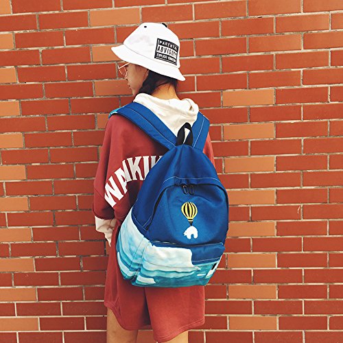 Preisvergleich Produktbild Kinder Schulrucksack Kreativer Tintenstrahl-Landschaftstier-Muster-S...