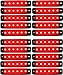 Produktbild 20 x 6 LEDs Seite 24 V Rot Markierungsleuchten für LKW-Anhänger Chassis Caravan
