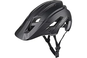NOCIHCASS Casco da bicicletta per adulti donne uomini, casco da ciclismo MTB Mountain Bike con visiera solare per donne uomini 56-61 cm (22-24 pollici)