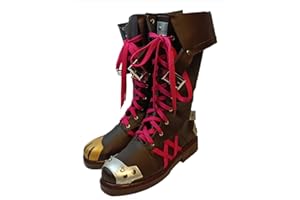 ERIMEI Sparkle Cosplay Stiefel Schuhe for League of Legends jinx