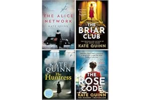 Kate Quinn Collection 4 Books Set (The Alice Network, The Briar Club, The Huntress, The Rose Code)