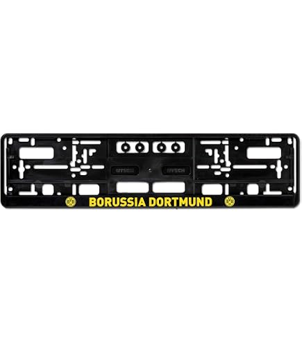 Autocollants Borussia Dortmund BVB - Noir Transparent - 3 Pièces (9cm + 4,5cm)
