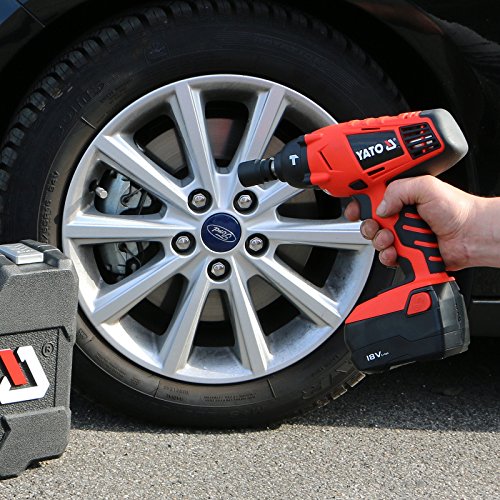 Yato Akku-Schlagschrauber 18 Volt 2x Li-Ion Akkus 280 Nm - 7