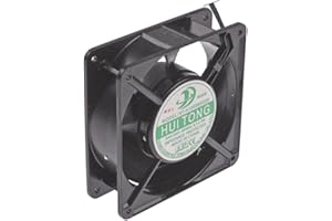 GASTROTEILESHOP HUI TONG HT-A12038S220 Axiallüfter 22/38,4W 230V AC 50/60Hz Anschluss Stecker Breite 119mm Aluminium Höhe 38mm Kabel 300mm