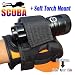Produktbild Merlin Sonne Tauchen Licht tauchen Taschenlampe 1000Lumens Unterwasser Taschenlampe Backup Robuste Maske Lampe Laterne CREE U2 LED, Wasserdicht, mit weichem Neopren Goodman glovehand und Arm Strap Mount (Taschenlampe + Handschuh)