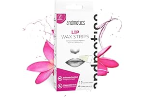‎ANDMETICS andmetics Oberlippen Wachsstreifen Damen | perfekt zum Enthaaren der Oberlippe | für ein sauberes und rasches Ergebnis | kein lästiger Damenbart mehr