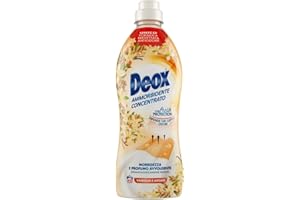 Deox, Ammorbidente Concentrato Lavatrice, Vaniglia e Argan, 45 Lavaggi, 900 ml