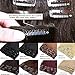 10-22" inches 70g-110g Hair Extensions 100% Real Remy Human Hair Full Head Clip in Straight 8 Pieces Standard Weft (16"-90g, #2 Dark Brown)