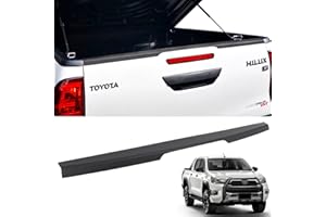 Jhchan, protezione per portellone posteriore dell’auto, protezione per guida di carico, copertura per porta posteriore in ABS nero