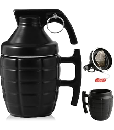 Froster Genie-Becher – XXL 800ml Mit 34 Mathe-Rätseln, Spülmaschinenfest