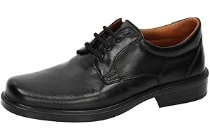 Made IN Spain 0101 Blucher LUISETTI Hombre Zapatos CORDÓN Negro