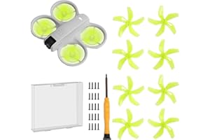 PIDYNX (Versione migliorata, comprese le viti) - Elica a pagaia colorata per DJI NEO Silent Power Riduzione del rumore Sostituzione Traverser Wings Drone Accessori