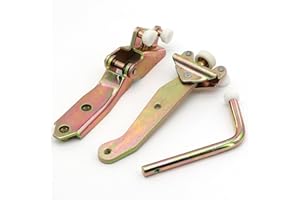 Fuworance Passager Replacement Left Side Sliding Door Top Middle Bottom Roller Runner Guide Set fit for VW Transporter T4 (1990-2003)