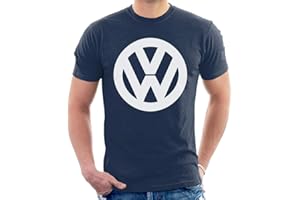 Volkswagen Classic White VW Logo Men's T-Shirt
