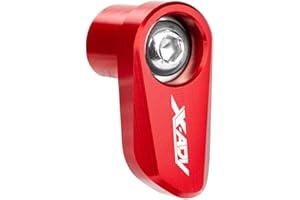 LLIDFONK Para Honda X ADV XADV 750 X-ADV 750 2017-2025 Aluminio Accesorios Motocicleta Rueda Delantera ABS Sensor Protector Tapa (Rojo)