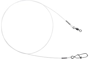 Spro Matt Black Leader Fluoro - 2 Fluorocarbon Spin Leaders for Spin Fishing, Spinning Leader, Leader for Spin Fishing