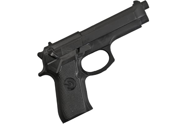 Ju-Sports 4201001 Pistolet en Caoutchouc Noir