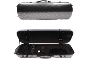 Yinfente 4/4 Nuovo violino Caso In Fibra di Carbonio In Fibra di Vetro Oblong caso Forte Luce Full size musica Sheet Bag