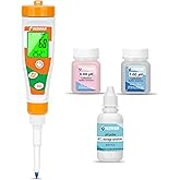 UIUZMAR PH Meter Food, Semisolides and Liquid phmeter, Ferments | pH Meter for Bread, Sourdough, Cosmetics, Cheese, Rice, Kom