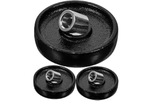 3 Pz cric ruota ruote con martinetto idraulico cric da 2 tonnellate ruote polari Ruote di carico del crick Ruota del crick da tonnellate martinetto ruote in parti del jack Gatuida