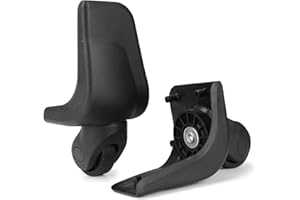 Volein Ruedas de Maleta Ruedas de Equipaje de Reemplazo para Reparar una Maleta Dañada Rueda Maleta Reemplazo con 4 Agujeros de Tornillos, V146-rueda trasera