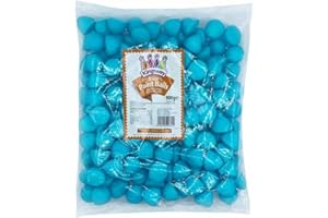 JYSTOCK LIMITED Blue Paint Balls Sugar Coated Raspberry Marshmallows - 900g Bulk Pack