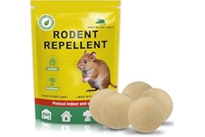 LOXCLO Rodent Repellent, Mouse repellent, Peppermint Oil to Repel Mice Indoor & Outdoor, Rat Repellent,Rat Deterrent for House/RV/Shed, Mice Pest Insect Control Mice Away for Camper, Pet& Humans Safe, 5 Pack