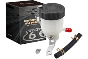 LE LEFOSSI Serbatoio Liquido Freni Moto Coppa Olio Serbatoio Pompa del Freno Parte W/staffa per Compatibile con Suzuki GSXR 600 GSXR 750 GSXR 1000 2006 2007 2008 2009 2010 up