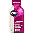 GU Energy Original Sports Nutrition Energy Gel (Tri-Berry, 8-Count)