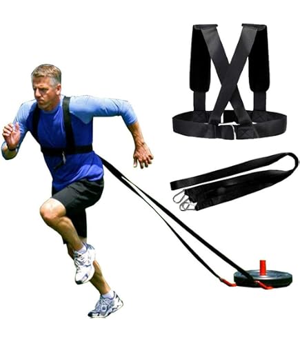 SKLZ Speed Sac – Strumento Per Allenare Velocità E Potenza, Peso Regolabile Fino A 14 Kg, Con 3 Sacche E Fune