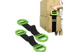 DOCACHE Correas para Transporte y Mover Sistema, Correas de Manipulación de Materiales, Correa de Transporte para Transportar, Levantamiento y Correas Móviles, para Transportar Pesos Muebles