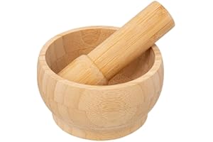 SG SECRET DE GOURMET 5five - mortero de bambú d.11.5 x h.6 cm