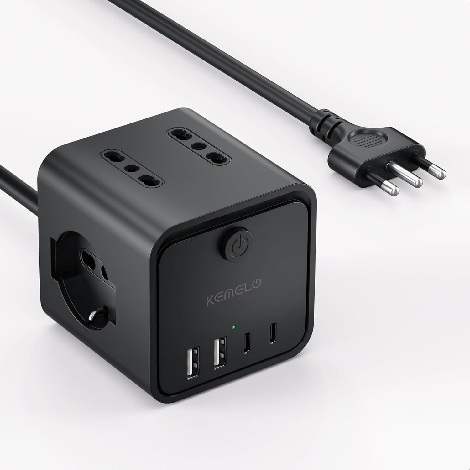 Avis d'Expert & Test Approfondi : Ciabatta Elettrica Multipresa con 4 Prese Uni (Sélection)