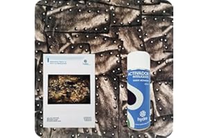 ‎HYDRA WATER TRANSFER PRINTING BASIC Wassertransferdruck Starter Set Hydro Dipping Kit: Aktivator Spraydose 400 ml + Grundlegende Bedienungsanleitung + Wassertransferdruck Folie Breite: 50cm. Länge: 100cm (HME-059)