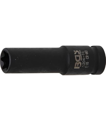 Douille Longue à Chocs TORX® 1/2" E24 En Chrome Molybdène - KS Tools 515.1059 - Pour Outils à Chocs Uniquement - 12