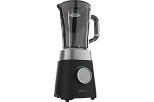 Cecotec Muggmixer med 1,5 l kanna, Power Black Titanium 1300MAX B. 1300 W maximal effekt, 20 000 RPM, blad 4 titanblad, 2 has