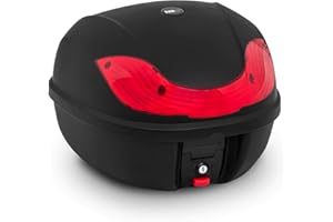 ‎MSW MOTOR TECHNICS MSW Topcase Motorradkoffer 38 L Rollerkoffer Topcase Roller, Motorrad, Quad, Scooter, Mofa Easy Clean