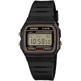 Casio F-91WG-9QDF Standard Men's Wristwatch, Black