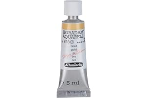 ‎SCHMINCKE Schmincke – HORADAM® AQUARELL - feinste Künstler-Aquarellfarben, Gold - 5 ml